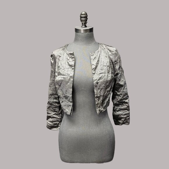 Sarah Pacini Set - Crinkle Dress with Cropped Jacket - Picture 7 of 8